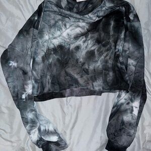 Women's Tie-Dye Cropped Sweatshirt